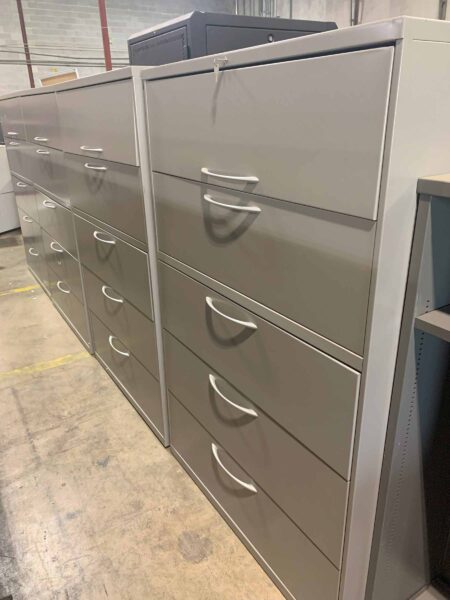 42” Wide Five Drawer Lateral File Cabinet