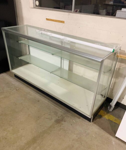 70” wide Display Case with Lighting