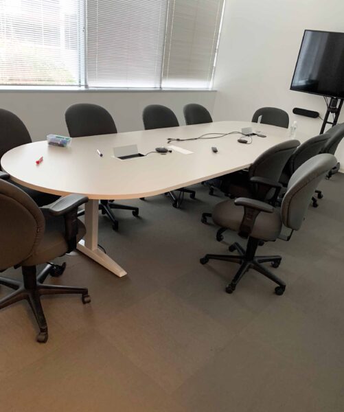 HON  Racetrack Conference Table with Power