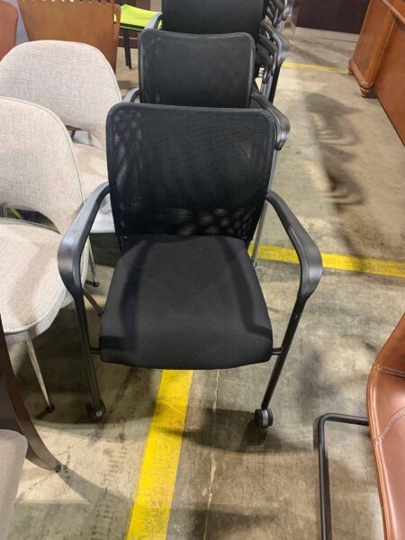 Mesh Back Guest Chair with Casters