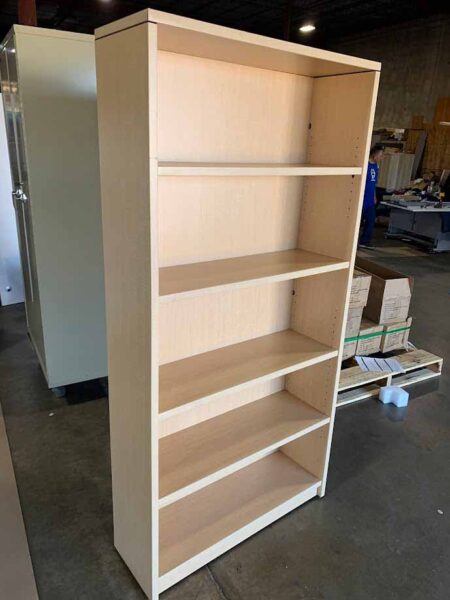 Maple Laminate Bookcase with adjustable shelves